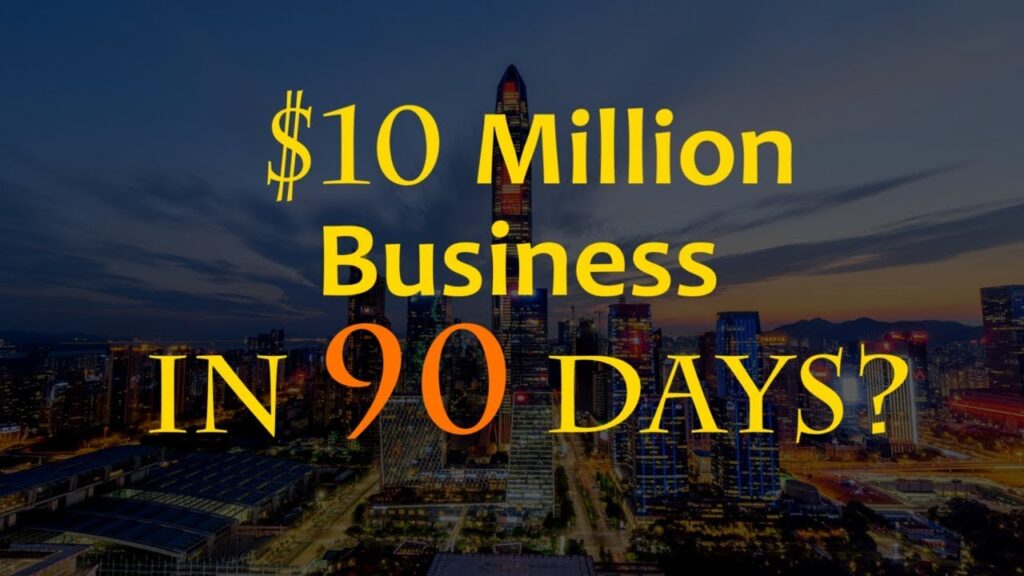 How to Start a Million Dollar Business in 90 Days